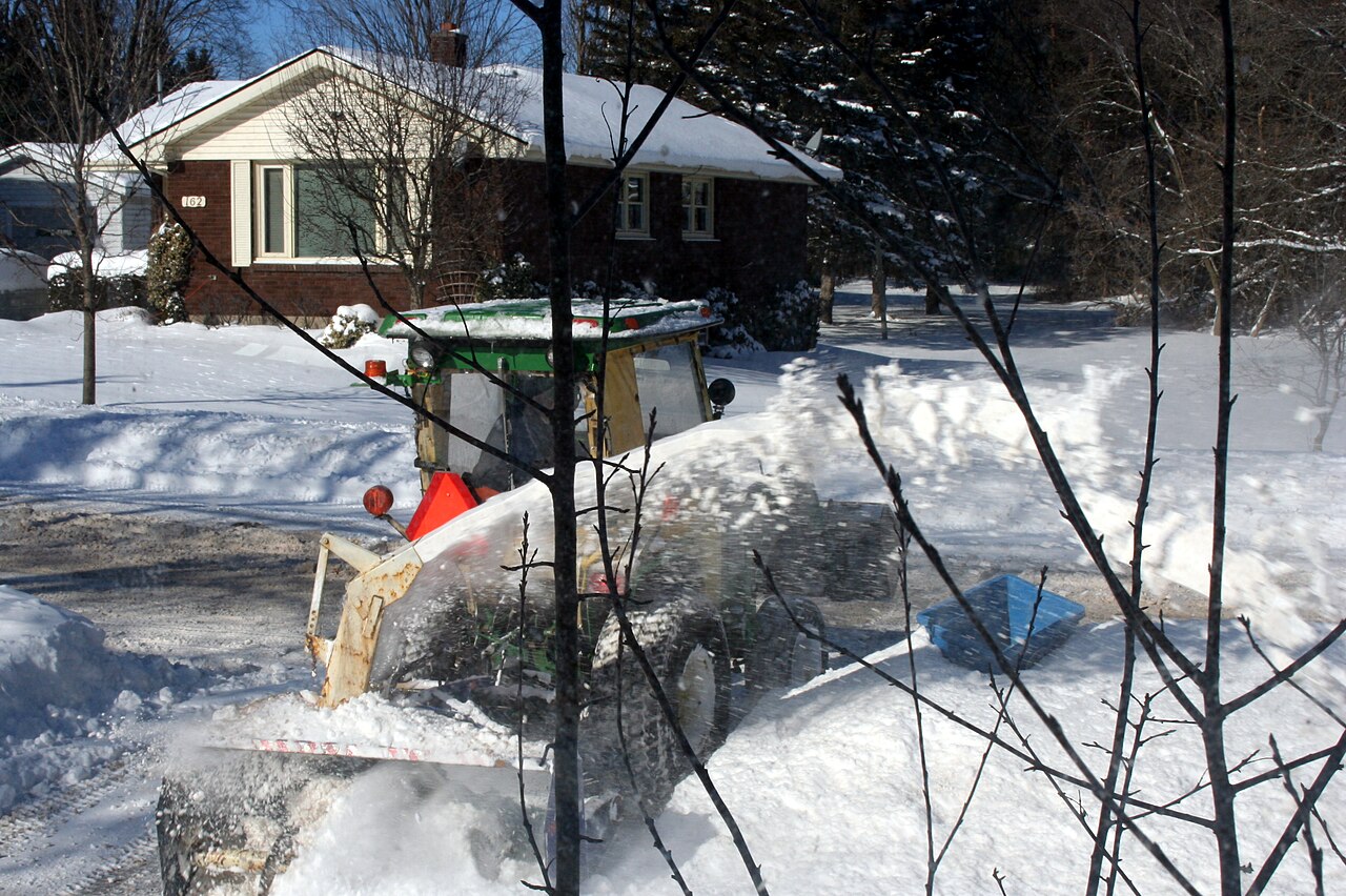 Storm's done — driveway cleared before the school run. ❄️